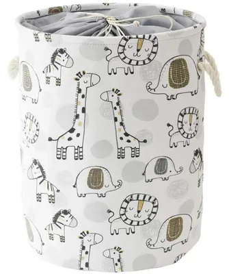 Produktbild von Wäschekorb Kinder Spielzeug Aufbewahrung Canvas Faltbar Giraffe 42L