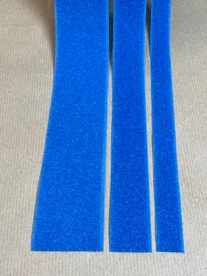 Produktbild von Klett Flauschband blau 100 mm, 25 m