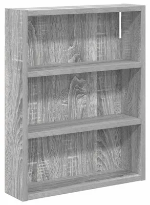 Produktbild von vidaXL Badezimmer-Wandschrank mit Regal Graues Sonoma 40 x 10 x 50 cm