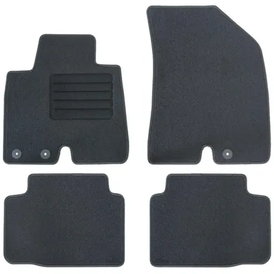 Fußmatten-Set für Kia Sportage 3 SL, 09/2010-12/2015, 4-teilig, Schwarz