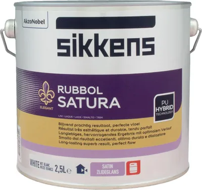 Produktbild von Sikkens Rubbol Satura Plus weiß 2,5 Liter