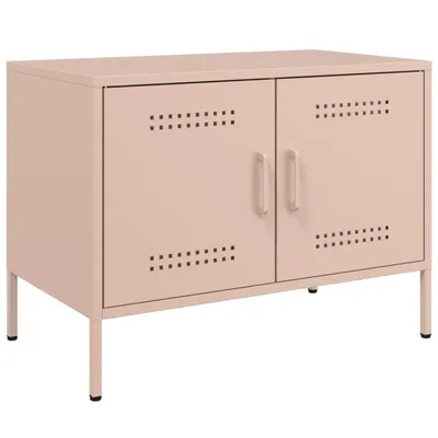 Produktbild von vidaXL TV-Schrank Rosa 68x39x50,5 cm Stahl