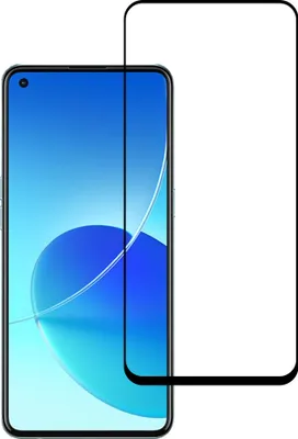 Produktbild von Smartphonica Displayschutzfolie geeignet für Oppo Reno 6 - Full Cover Tempered Glass - Gehärtetes Glas geeignet für Oppo Reno 6