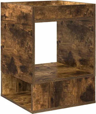 Image de Table d'appoint Chêne fumé 40 x 40 x 56 cm Bois d'ingénierie