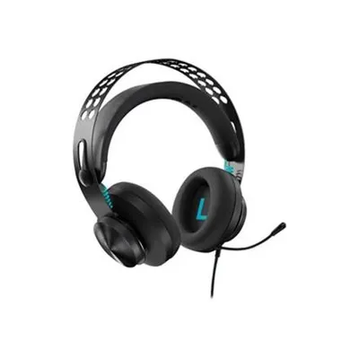 Zdjęcie produktu dla Lenovo Legion H300, Przewodowa, Gaming, 20 - 20000 Hz, 320 g, Zestaw słuchawkowy, Czarny