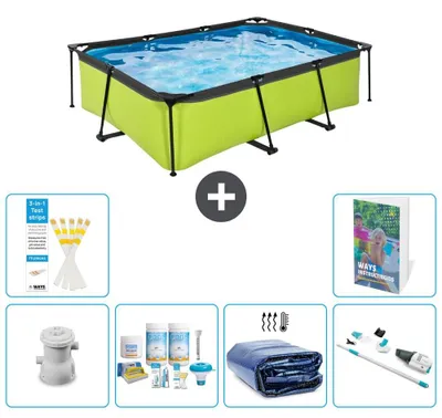 Zdjęcie produktu dla Basen Exit, prostokątny – 220 x 150 x 65 cm – 7 elementów  S310