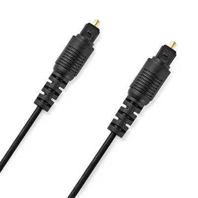 Produktbild von Toslink Audiokabel 0,5m vergoldet Optisches Digital Audio Kabel HIFI LWL SPDIF