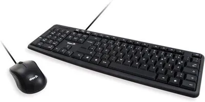 Immagine prodotto di Tastiera combinata - Tasti soft-touch - 105 tasti - Nera - Set per l'ufficio domestico