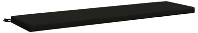 Produktbild von Bankkissen SOEST 100 % Polyester Schwarz 150 x 40 x 5 cm