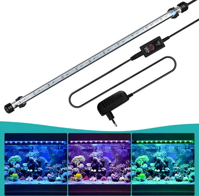 Image de SWANEW SWANEW 6.2W LED Eclairage d'aquarium Lampe d'aquarium RGB Réservoir de poissons Projecteur de crustacés