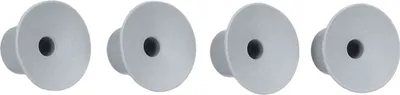 Produktbild von easyPART passend für 10000212 BOSCH Gummifuß Saugfuß Fuß Siemens Saugfüße Küchenmaschinenfüße Antirutschfüße 4Stck Schneidemaschine Allesschneider auch passend für Gorenje Profilo
