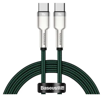 Produktbild von Baseus 6953156202399, 2 m, USB B, USB C, USB 2.0, 0,48 Gbit/s, Grün