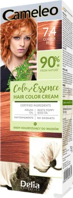 Zdjęcie produktu dla Cameleo Color Essence Krem koloryzujacy do wlosow 7.4 Copper Red, 75 g