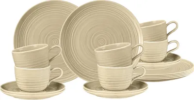 Produktbild von Seltmann Weiden Terra Kaffeeservice 18-teilig sandbeige
