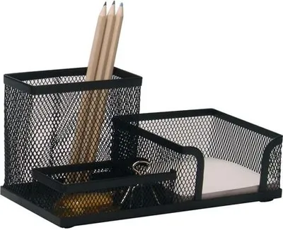 Produktbild von Q-Connect Metall-Organizer mit Fächern Schwarz 'KF16572'