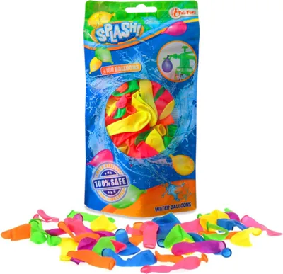 Produktbild von Toi-Toys - SPLASH HQ Wasserballons (100 Stück) Wasserbomben Ballons Wasserschlacht