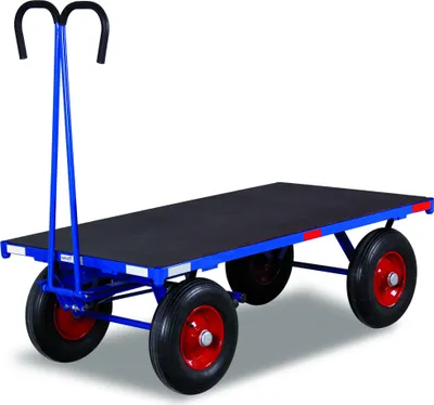 Produktbild von Variofit Handpritschenwagen ohne Bordwand, Typ:Luftbereifung, Ladefläche:1200x800 mm