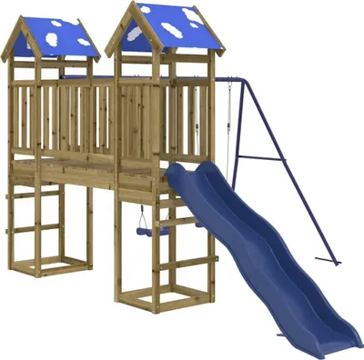 Produktbild von vidaXL Spielturm Imprägniertes Kiefernholz