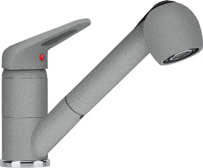 Produktbild von Franke NOVARA PLUS / PRINCE II Küchenarmatur Steingrau 115.0470.670 Einhebelmischer