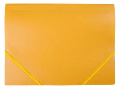 Immagine prodotto di Cartella di plastica A4 con elastico giallo D.RECT
