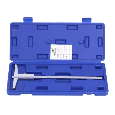 Obrázek produktu pro Hloubkoměr na kov, přesnost 0,02 mm, mikrometr, měřidlo 0–200 mm