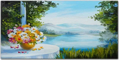 Produktbild von Coloray Bild aus Glas 140x70 Dekoration wohnzimmer wanddekoration gehärtetes Glas Küche glasblock mit bild - See-Natur-Landschaft