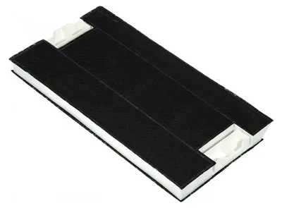 A charcoal filter for a range hood.