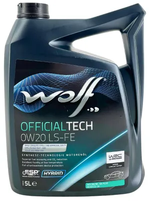 Produktbild von Wolf OfficialTech 0W-20 LS-FE 5 Liter (1051681)