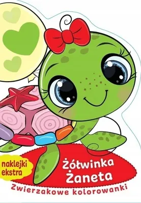 Zdjęcie produktu dla Zwierzakowe kolorowanki. Żółwinka Żaneta