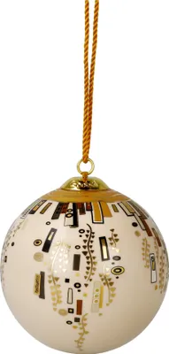 Produktbild von Goebel Christbaumkugel Gustav Klimt - Ornamente, Porzellan, Bunt, 7.5 cm, 67075281