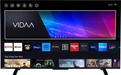 Obrázok produktu pre Toshiba 55QV2363DAW, 139,7 cm (55"), 3840 x 2160 px, QLED, Smart TV, Wi-Fi, Čierna
