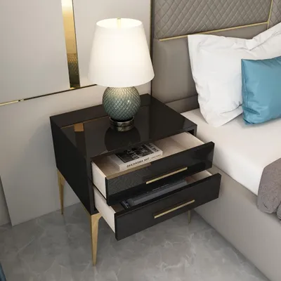 Produktbild von Nachttisch Konsole Beistell Schlaf Designer Zimmer Tische Konsolen Nacht Tisch