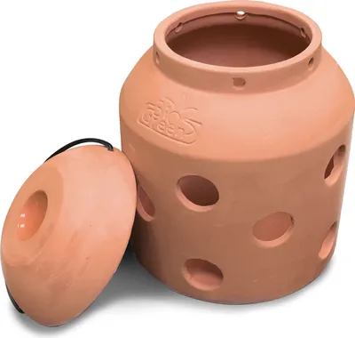 Produktbild von BioGreen Ökologischer Kerzen-Frostwächter „FireFly“ in Pilzform aus Terracotta