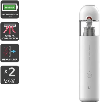 Produktbild von Xiaomi Mi Vacuum Cleaner Mini Handstaubsauger Weiß Beutellos