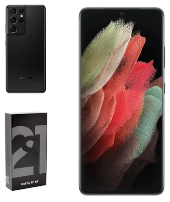Produktbild von Samsung Galaxy S21 Ultra 5G SM-G998, 17,3 cm (6.8"), 12 GB, 128 GB, 108 MP, Android 11, Schwarz