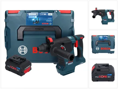 Produktbild von Bosch GBH 18V-24 C Professional Akku Bohrhammer 18 V 2,4 J Brushless SDS plus + 1x ProCORE Akku 8,0 Ah + L-BOXX - ohne Ladegerät