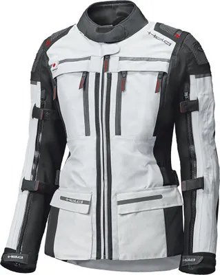 Produktbild von Held Atacama Top Gore-Tex Damen Motorrad Textiljacke, grau/rot, XS