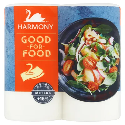 Obrázok produktu pre Kuchynské utierky 2-vrstvové HARMONY Good For Food - 2ks 30366