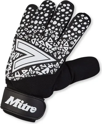 Produktbild von Mitre - Torhüter-Handschuhe für Herren/Damen Unisex CS2172 (5) (Schwarz/Weiß)