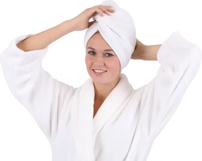 Produktbild von Betz MicrofaserTurban Handtuch Haarturban Kopftuch Farbe: weiß
