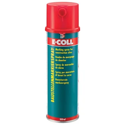 Produktbild von 12 Stück E-COLL Baustellenmarkierspray 500 ml orange Farbe: orange