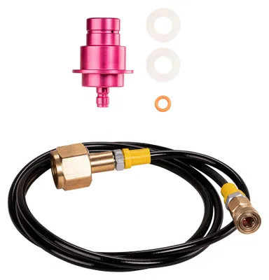 Hochdruckschlauch 1,5 m für SodaStream Duo QC, CO2-Adapter