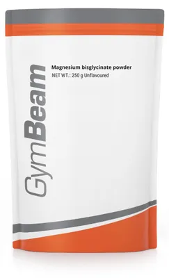 Produktbild von GymBeam - Magnesium Bisglycinat (Pulver), 250 g, ohne Geschmack
