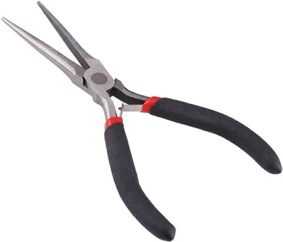 Productafbeelding van Mini Naaldneus Tang - Lange Tang Sieraden - Sieraden Maken - Lange Getemperde Kaken - 6 Inch - Niet gespecificeerd
