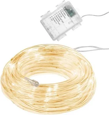 Obrázek produktu pro LED světelná hadice - 5m, 50LED, 8 funkcí, 3xAA, IP44, teplá bílá