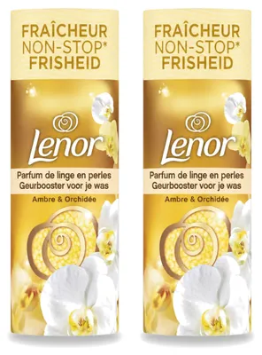 Produktbild von 2 x Lenor Wäscheparfüm Goldene Orchidee - Vorteilspackung - 2 Stücke