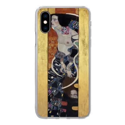 Produktbild von MuchoWow® Handyhülle Schutzhülle Hülle für iPhone X Judith II Salomè - Gustav Klimt Silikon Softcase Handy Hülle - Handyhülle