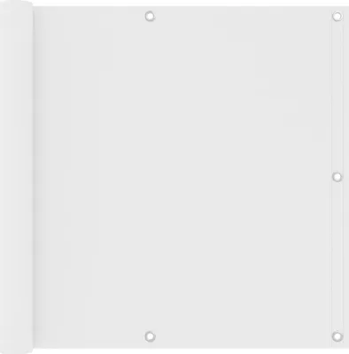 Obrázek produktu pro Balkónová zástěna bílá 90 x 600 cm oxfordská látka