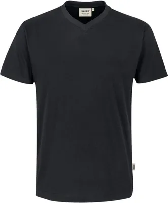 Produktbild von HAKRO V-Shirt Classic 226, schwarz, XL
