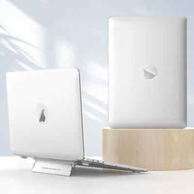 Produktbild von Frosted Schutzhülle für Apple Macbook Air 15,3 (A2941) 2023, Farbe:Weiß